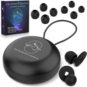 Ear Plugs for Sleep, Noise Reduction up to 33dB, Comfortable Silicone Design, Restful Nights, Stays Securely in Position While Sleeping