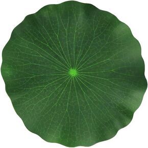 2Pcs 28cm Lily Pads for Ponds, Artificial Floating Lotus Leaves Fake Foliage Plant Garden Pond Pool Decor Artificial Plants and Flowers