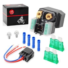 Starter Solenoid Relay M-B & Plug for Yamaha Grizzly 550 700 Kodiak 700 FJR1300 WR250R WR250X YFZ R1 R6 MT-10 VK10 VK540