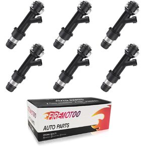 Fuel Injectors set of 6 Compatible with Chevy 2002-2005 Chevy Trail Blazer GMC Envoy Buick Rainie Isuzu Ascender Compatible with Oldsmobile Bravada 4.2L 12569573 12569565 4 Holes