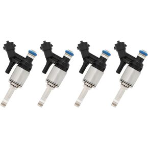 4Pcs Fuel Injectors ANGLEWIDE FJ1110,13537528351 Fuel Injectors Set fit for 2009-2012 for Mini for Cooper 1.6L, 2012 for Mini for Cooper Countryman 1.6L, 6 Holes