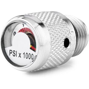 Spare Air Tank Screw-in Dial Pressure Gauge Mini SPG