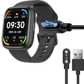 IDW17, IDW21, IDW23, IDW25, IDW26 Smart Watch Charger, Magnetic USB Replacement Charging Cable Compatible with Faweio IDW26 1.83 Inches Smart Watch, TOOBUR IDW17, IDW23, KEEPONFIT IDW21, WNH IDW25