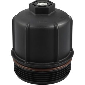 Engine Oil Filter Housing Cover Cap 079115433C for Audi A8 S6 S7 S8 4.0L V8 2013-2018 Plastic Black
