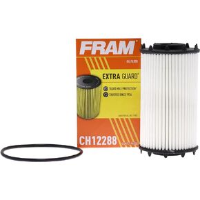 FRAM Extra Guard Automotive Replacement Oil Filter, Designed for Conventional and Synthetic Oil Changes Lasting up to 10k Miles, CH12288 with SureGrip (Pack of 1)