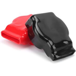 Battery Terminal Cap, Battery Terminal Covers Positive Negative Top Post Cap Protection Universal for Car Motorcycle Truck