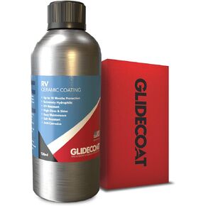 Glidecoat RV Ceramic Coating (120ml) - 9H Ceramic Coating for RVs, Aircraft, Cars & More - Better Than RV Wax and More Durable than Regular Ceramic Coating for Cars - Finest Nano Coating for the Road