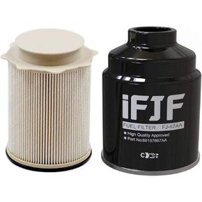 iFJF Fuel Filter Water Separator Replacement for Ram 6.7L 2013-2018 2500 3500 4500 5500 Diesel Engines Replaces 68197867AA 68157291AA FS53000