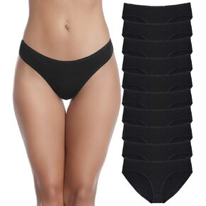 SIMIYA 7/10 Pack Cotton Underwear for Women Stretch Hipster Underwear Panties Breathable Soft Bikini Underwear