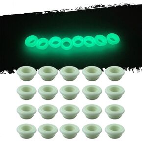 3/4" Luminated Rubber Grommet for Marker Lights Accent Clearance Light, Pack of 20