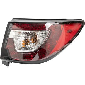 Tail Light Assembly Compatible With 2013-2017 Chevy Traverse Left Driver Side Rear Brake Lamps Rear Brake Lamps With Bulb Inside and wiring harness Replace# 84266019 23301756 GM2804112