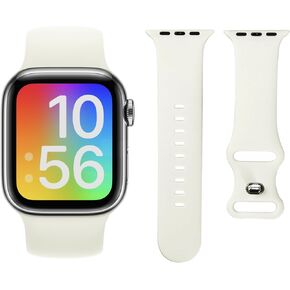 NewJourney for Kids Apple Watch Band, Sport Waterproof Silicone iWatch Strap for Boy Girl, Compatible with Apple Watch Series 9/8/7/6/5/4/3/2/1/SE 38mm 40mm 41mm & 42mm 44mm 45mm