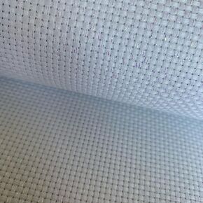 11CT Iridescent Sparkling Aida Cloth Light Reflecting Embroidery Cross Stitch Fabric, W29" x L39"