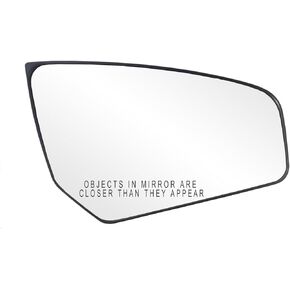 Driver Side Non-heated Mirror Glass w/backing plate, Nissan Sentra, 4 3/4" x 7 1/8" x 8 3/16"