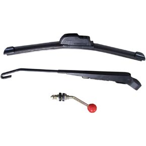 Kolpin 28000 Universal UTV Windshield Wiper Blade Manual for Hard Coated or Glass Windshields, BLACK