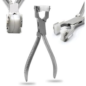 One Pcs Jaws Nose Pliers Tool Jewelry Repair Bracelet Forming Spring Bending Nylon Ring