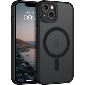 BENTOBEN Magnetic iPhone 13 Case [Compatible with Magsafe] Translucent Matte Phone Case iPhone 13 Slim Thin Magnet Shockproof Women Men Girls Boys Protective Cover Cases for iPhone 13 6.1", Navy Blue