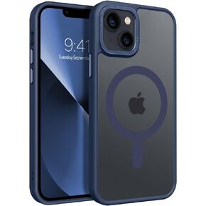 BENTOBEN for iPhone 13 Mini Phone Case, iPhone 13 Mini Case [Compatible with Magsafe] Translucent Matte Magnetic Slim Thin Shockproof Women Men Protective Cover for iPhone 13 Mini 5.4" 2021, Black