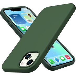 CellEver Ultra Durable Silicone Case for iPhone 13, Military Grade Protection [3 Layers & Double Coated] [Slim Fit] Shockproof Cover with Soft Microfiber Interior (6.1 inch, Black)