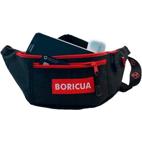 Waist Bag Boricua - Stylish and Practical Man Fanny Pack for Outdoor Activities, Convenient Travel Belt Bag with Versatile Cross-Body Wear, Perfect for Hiking and Trendy Mens Waist Pack
