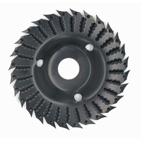 Wood Carving disc, Grinder Wood Tungsten Carbide Grinding Wheel Grinder Shaping Disc Bore Wood Sanding Carving Tool Woodworking Angle Grinder Attachment