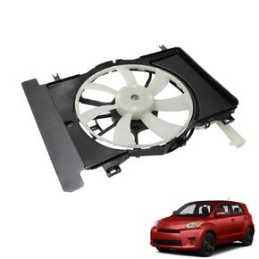 Engine Radiator Condenser Cooling Fan Assembly Replacement for 2008-2014 Scion xD 2007-2019 Yaris Sedan/Hatchback/HB 621620 1671121110 TO3115145
