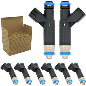 Fuel Injector Compatible with Ford 2004-2008 F150 E150 E250, 2004 2005 Explorer, 2004 2005 Mercury Mountaineer 4.6L Replaces FJ867 4L3E-B4C 04861238AB Set of 8