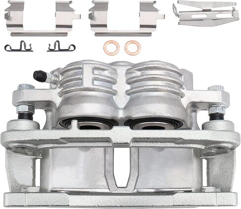 MAYASAF 18B4798A Front Driver Side Brake Caliper for Chevy 2002-05 Trailblazer/2006 SSR/Envoy, 04-05 Rainier, 02-04 Olds Bravada, 2005 Saab 9-7x, Ascender (Front Left) in Saudi Arabia