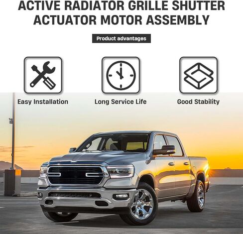 استبدال مجموعة محرك مصراع شبكة المبرد النشطة المتوافقة مع 2013-2018 RAM 1500 2019-2021 RAM Classic 1500 3.6L 4.7L 5.7L ML.427 02787 in Saudi Arabia
