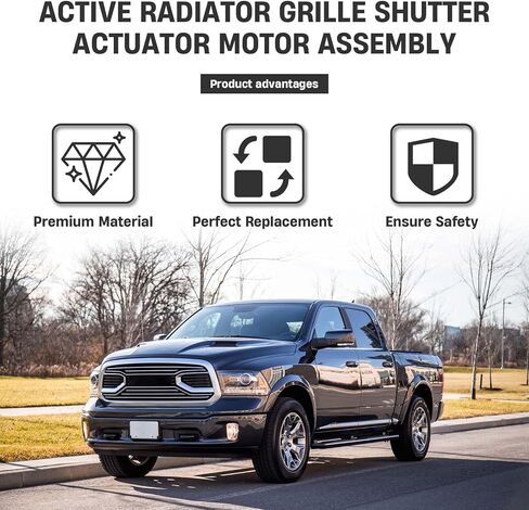 استبدال مجموعة محرك مصراع شبكة المبرد النشطة المتوافقة مع 2013-2018 RAM 1500 2019-2021 RAM Classic 1500 3.6L 4.7L 5.7L ML.427 02787 in Saudi Arabia
