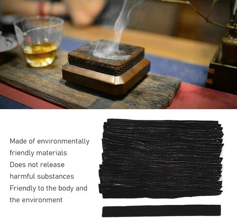 50pcs Fireproof Incense Burner Pads, Heat Insulating Cotton Strips forCatcher, Multifunctional Usage with High Temp Resistance, Made with Eco Friendly Material in Saudi Arabia