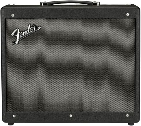 حزمة مكبرات صوت الجيتار Fender Mustang™ GTX100 بقدرة 120 فولت مع كابل أداة Pig Hog PCH10BK، ومفتاح Fender Foot، وكابل الآلة، وكابل الطاقة، و12x من قطع Fender وقطعة قماش سائلة لتلميع الصوت in Kuwait