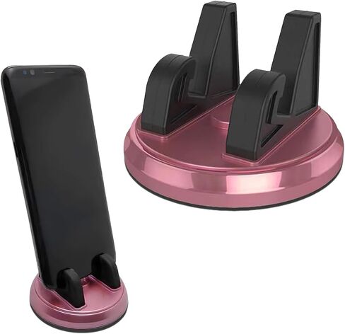 1 PC Car Dashboard Cell Phone Holder, 360 Degrees Rotatable Mobile Phone Fixture, Car Navigation Bracket, Car Interior Modification, Universal for Most Cars, SUVs and Vans (Black) in Saudi Arabia