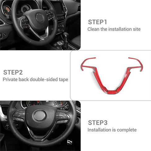for Grand Cherokee Interior Trim Kit Carbon Fiber Compatible with Jeep Grand Cherokee 2016-2021 Carbon Fiber Interior Accessories 17pcs in Saudi Arabia