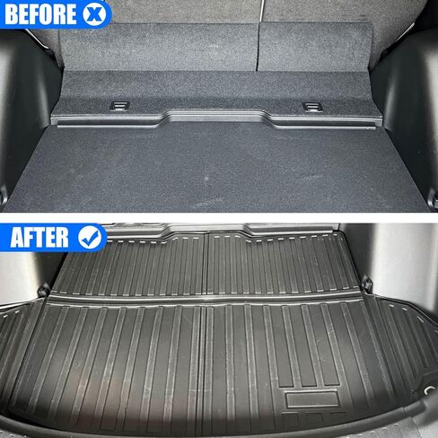 البضائع فرش داخلي للسيارات والشاحنات لهوندا CRV اكسسوارات 2023 2024 الخلفية البضائع بطانة فرش داخلي للسيارات والشاحنات TPE جميع الأحوال الجوية مقاوم للماء البضائع بطانة (السطح السفلي) in Kuwait