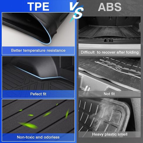 Custom Fit for Cargo Liner 2023 2024 Toyota Prius & Prius Prime (PHEV), All Weather Protection TPE Trunk Mat Black Cargo Mat Interior Automotive Accessories in Saudi Arabia