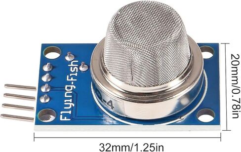 5pcs MQ-3 MQ3 Alcohol Sensor Module Breath Gas Detector Ethanol Detection Module for Arduino Raspberry Pi ESP8266 MQ3 5V DC (MQ-3) in Kuwait