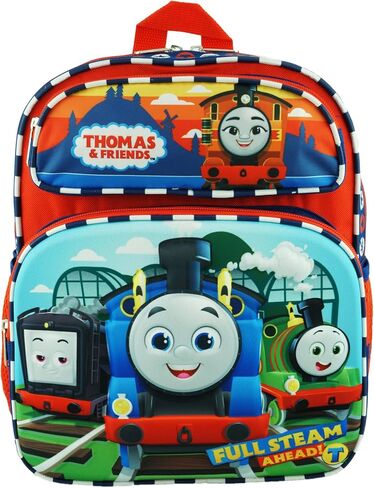 Nickelodeon Thomas the Train Mini Backpack - Thomas Train Small Backpack Backpack Bundle with 12" Thomas School Backpack with Front Pocket, Water Bottle, More | Thomas the Train Backpack Toddler in Saudi Arabia