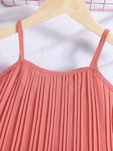 Floerns Toddler Girls 2 Piece Outfit Solid Cami Top and Wide Leg Pants Set in Saudi Arabia