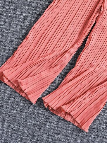 Floerns Toddler Girls 2 Piece Outfit Solid Cami Top and Wide Leg Pants Set in Saudi Arabia