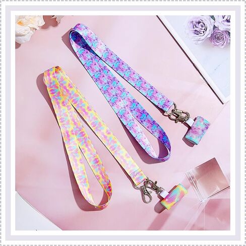 Shappy 2 Pcs Anti-Lost Necklace Lanyard Set Lanyard for Women and Men ID Key Lanyard Include 2 Neck Lanyard Strap with 2 Adjustable Holder in Saudi Arabia