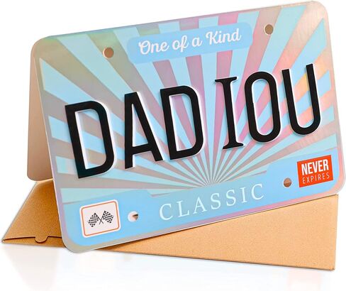 هدية ضحكة بطاقة مضحكة للأب أو الزوج | لعيد ميلاد سعيد، عيد الأب، شكرًا لك، تقدير - بطاقة كبيرة ثلاثية الأبعاد نابضة بالحياة مع حروف منبثقة | 40، 50، 60، 70، 80، 90 [9 بوصة × 6 بوصة] in Kuwait