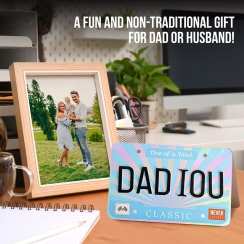 هدية ضحكة بطاقة مضحكة للأب أو الزوج | لعيد ميلاد سعيد، عيد الأب، شكرًا لك، تقدير - بطاقة كبيرة ثلاثية الأبعاد نابضة بالحياة مع حروف منبثقة | 40، 50، 60، 70، 80، 90 [9 بوصة × 6 بوصة] in Kuwait