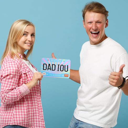 هدية ضحكة بطاقة مضحكة للأب أو الزوج | لعيد ميلاد سعيد، عيد الأب، شكرًا لك، تقدير - بطاقة كبيرة ثلاثية الأبعاد نابضة بالحياة مع حروف منبثقة | 40، 50، 60، 70، 80، 90 [9 بوصة × 6 بوصة] in Kuwait