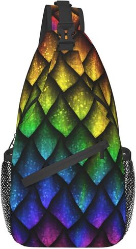 Funny Sling Bag For Women Men,Animal Print Crossbody Shoulder Bags Casual Backpack Chest Bag Hiking Daypack in Saudi Arabia