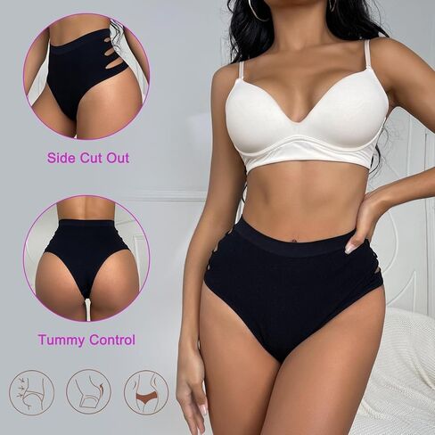 Tummy Control Shapewear Underwear for Women High Waisted Seamless Thong in Saudi Arabia