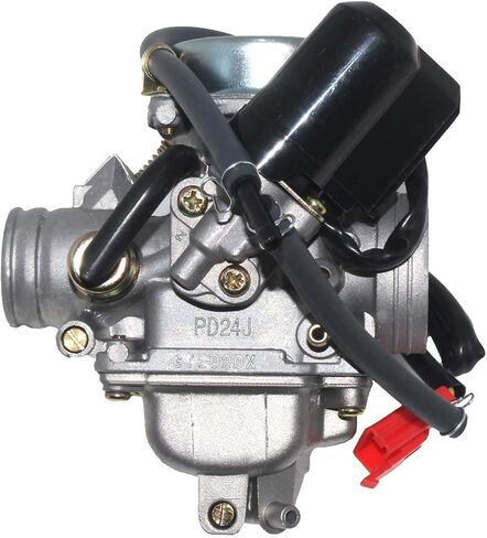 مكربن ​​150cc لمحركات GY6 4 السكتة الدماغية 125cc 150cc ATV Go Karts Scooter Mopeds QMJ/QMI157 QMJ/QMI152 - مقياس سحب مشعب 24 مم PD24J Carb in Kuwait