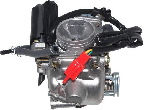 مكربن ​​150cc لمحركات GY6 4 السكتة الدماغية 125cc 150cc ATV Go Karts Scooter Mopeds QMJ/QMI157 QMJ/QMI152 - مقياس سحب مشعب 24 مم PD24J Carb in Kuwait