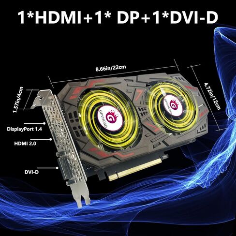 بطاقة رسومات الألعاب GeForce GTX 1060 6GB GDDR5 192bit 4K HDR VR Ready مراوح التبريد المزدوجة تدعم DirectX 12 PCIe3.0 * 16 HDMI DVI DP بطاقات الفيديو للكمبيوتر الشخصي in Kuwait
