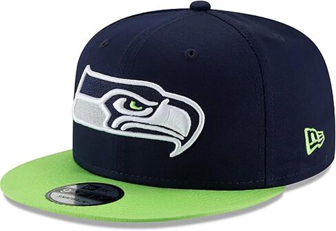 New Era NFL 9FIFTY Adjustable Snapback Hat Cap One Size Fits All (Seattle Seahawks Alternate) in Saudi Arabia